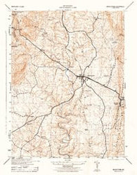 Middletown Maryland Historical topographic map, 1:31680 scale, 7.5 X 7.5 Minute, Year 1944