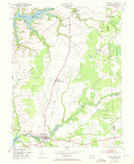 Millington Maryland Historical topographic map, 1:24000 scale, 7.5 X 7.5 Minute, Year 1953