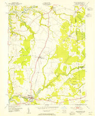 Millington Maryland Historical topographic map, 1:24000 scale, 7.5 X 7.5 Minute, Year 1953