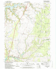 Millington Maryland Historical topographic map, 1:24000 scale, 7.5 X 7.5 Minute, Year 1993