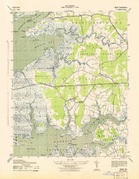 Monie Maryland Historical topographic map, 1:31680 scale, 7.5 X 7.5 Minute, Year 1943