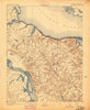 Montross Virginia Historical topographic map, 1:62500 scale, 15 X 15 Minute, Year 1895