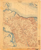 Montross Virginia Historical topographic map, 1:62500 scale, 15 X 15 Minute, Year 1892