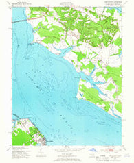 Morgantown Virginia Historical topographic map, 1:24000 scale, 7.5 X 7.5 Minute, Year 1953