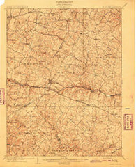 Mount Airy Maryland Historical topographic map, 1:62500 scale, 15 X 15 Minute, Year 1909