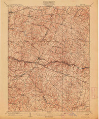 Mount Airy Maryland Historical topographic map, 1:62500 scale, 15 X 15 Minute, Year 1909