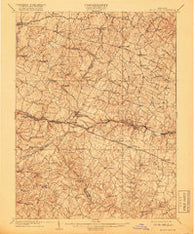 Mount Airy Maryland Historical topographic map, 1:62500 scale, 15 X 15 Minute, Year 1909