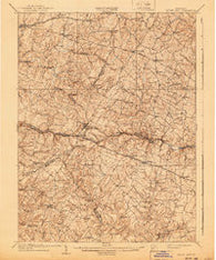 Mount Airy Maryland Historical topographic map, 1:62500 scale, 15 X 15 Minute, Year 1909