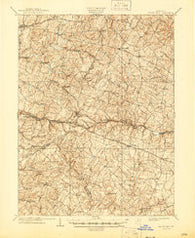 Mount Airy Maryland Historical topographic map, 1:62500 scale, 15 X 15 Minute, Year 1909