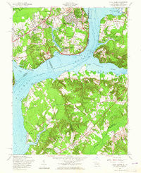 Mount Vernon Virginia Historical topographic map, 1:24000 scale, 7.5 X 7.5 Minute, Year 1956