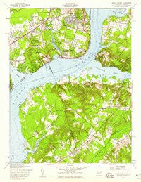 Mount Vernon Virginia Historical topographic map, 1:24000 scale, 7.5 X 7.5 Minute, Year 1956