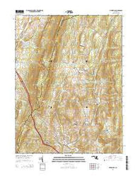 Myersville Maryland Historical topographic map, 1:24000 scale, 7.5 X 7.5 Minute, Year 2014