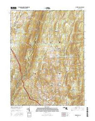 Myersville Maryland Current topographic map, 1:24000 scale, 7.5 X 7.5 Minute, Year 2016