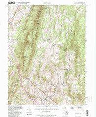 Myersville Maryland Historical topographic map, 1:24000 scale, 7.5 X 7.5 Minute, Year 1994