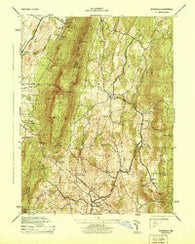 Myersville Maryland Historical topographic map, 1:31680 scale, 7.5 X 7.5 Minute, Year 1944