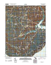 Nanjemoy Maryland Historical topographic map, 1:24000 scale, 7.5 X 7.5 Minute, Year 2011