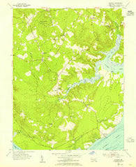 Nanjemoy Maryland Historical topographic map, 1:24000 scale, 7.5 X 7.5 Minute, Year 1954