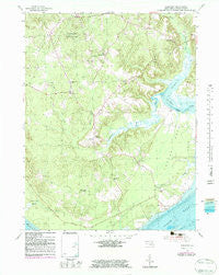 Nanjemoy Maryland Historical topographic map, 1:24000 scale, 7.5 X 7.5 Minute, Year 1954