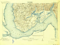 Nanjemoy Maryland Historical topographic map, 1:62500 scale, 15 X 15 Minute, Year 1913