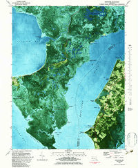 Nanticoke Maryland Historical topographic map, 1:24000 scale, 7.5 X 7.5 Minute, Year 1983