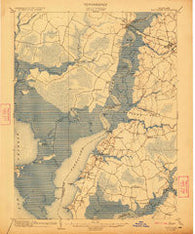 Nanticoke Maryland Historical topographic map, 1:62500 scale, 15 X 15 Minute, Year 1903