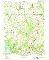 New Freedom Pennsylvania Historical topographic map, 1:24000 scale, 7.5 X 7.5 Minute, Year 1958