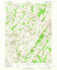 New Windsor Maryland Historical topographic map, 1:24000 scale, 7.5 X 7.5 Minute, Year 1953