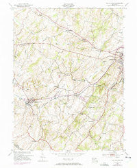 New Windsor Maryland Historical topographic map, 1:24000 scale, 7.5 X 7.5 Minute, Year 1953