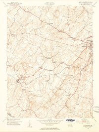 New Windsor Maryland Historical topographic map, 1:24000 scale, 7.5 X 7.5 Minute, Year 1953