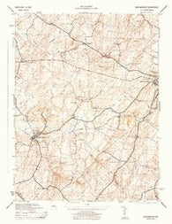New Windsor Maryland Historical topographic map, 1:31680 scale, 7.5 X 7.5 Minute, Year 1944