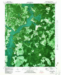 Ninepin Branch Maryland Historical topographic map, 1:24000 scale, 7.5 X 7.5 Minute, Year 1982