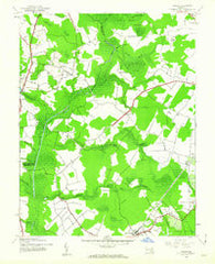 Ninepin Maryland Historical topographic map, 1:24000 scale, 7.5 X 7.5 Minute, Year 1942