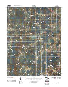Ninepin Branch Maryland Historical topographic map, 1:24000 scale, 7.5 X 7.5 Minute, Year 2011