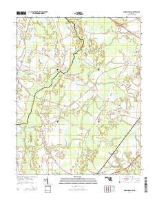 Ninepin Branch Maryland Historical topographic map, 1:24000 scale, 7.5 X 7.5 Minute, Year 2014