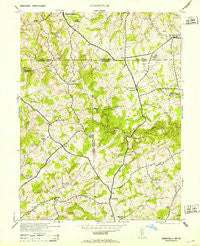 Norrisville Maryland Historical topographic map, 1:24000 scale, 7.5 X 7.5 Minute, Year 1953