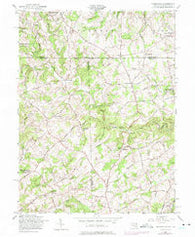 Norrisville Maryland Historical topographic map, 1:24000 scale, 7.5 X 7.5 Minute, Year 1957