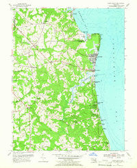 North Beach Maryland Historical topographic map, 1:24000 scale, 7.5 X 7.5 Minute, Year 1953