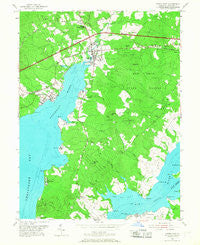 North East Maryland Historical topographic map, 1:24000 scale, 7.5 X 7.5 Minute, Year 1953