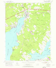 North East Maryland Historical topographic map, 1:24000 scale, 7.5 X 7.5 Minute, Year 1953