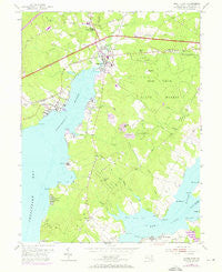 North East Maryland Historical topographic map, 1:24000 scale, 7.5 X 7.5 Minute, Year 1953