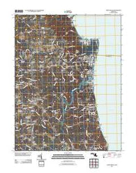 North Beach Maryland Historical topographic map, 1:24000 scale, 7.5 X 7.5 Minute, Year 2011