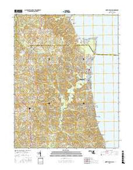 North Beach Maryland Current topographic map, 1:24000 scale, 7.5 X 7.5 Minute, Year 2016