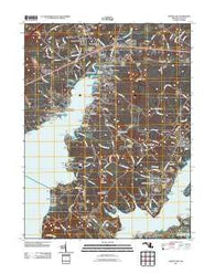 North East Maryland Historical topographic map, 1:24000 scale, 7.5 X 7.5 Minute, Year 2011