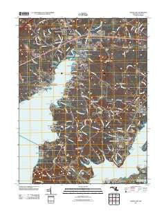 North East Maryland Historical topographic map, 1:24000 scale, 7.5 X 7.5 Minute, Year 2011