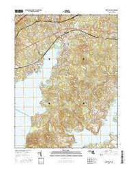 North East Maryland Current topographic map, 1:24000 scale, 7.5 X 7.5 Minute, Year 2016