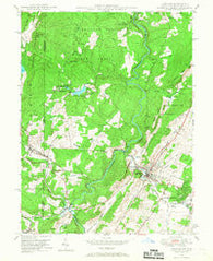 Oakland Maryland Historical topographic map, 1:24000 scale, 7.5 X 7.5 Minute, Year 1948