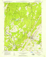 Oakland Maryland Historical topographic map, 1:24000 scale, 7.5 X 7.5 Minute, Year 1948