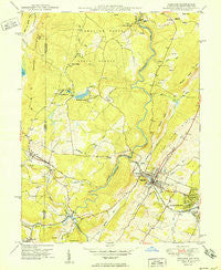 Oakland Maryland Historical topographic map, 1:24000 scale, 7.5 X 7.5 Minute, Year 1950