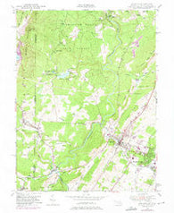 Oakland Maryland Historical topographic map, 1:24000 scale, 7.5 X 7.5 Minute, Year 1948