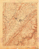 Oakland Maryland Historical topographic map, 1:62500 scale, 15 X 15 Minute, Year 1900
